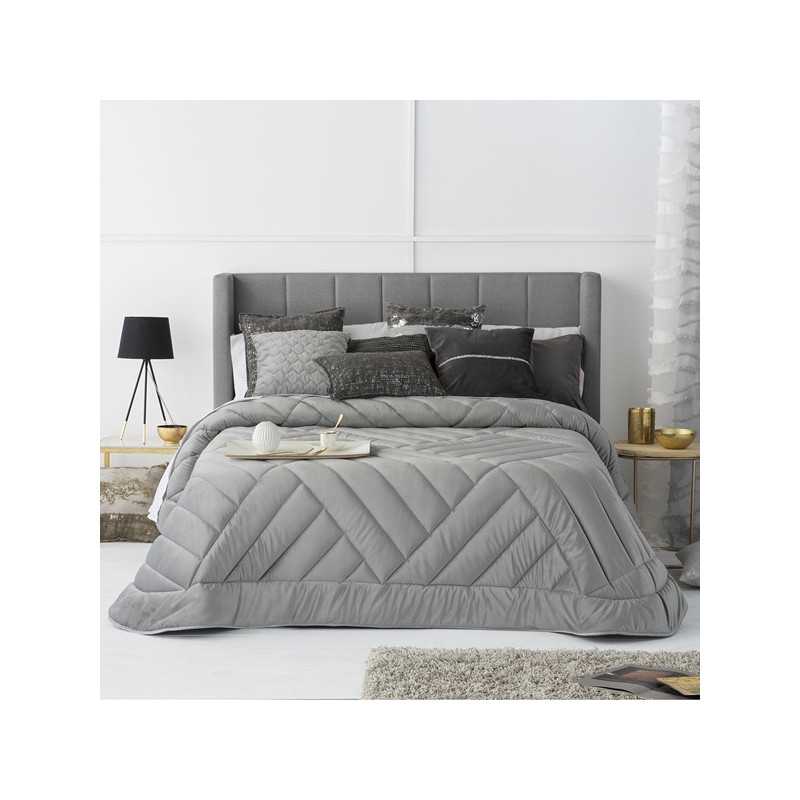 edredon conforter antilo dual gris