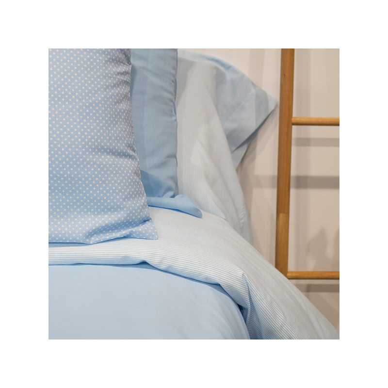 Funda nórdica Rayas azul