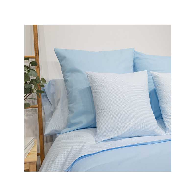 Funda nórdica vichy azul