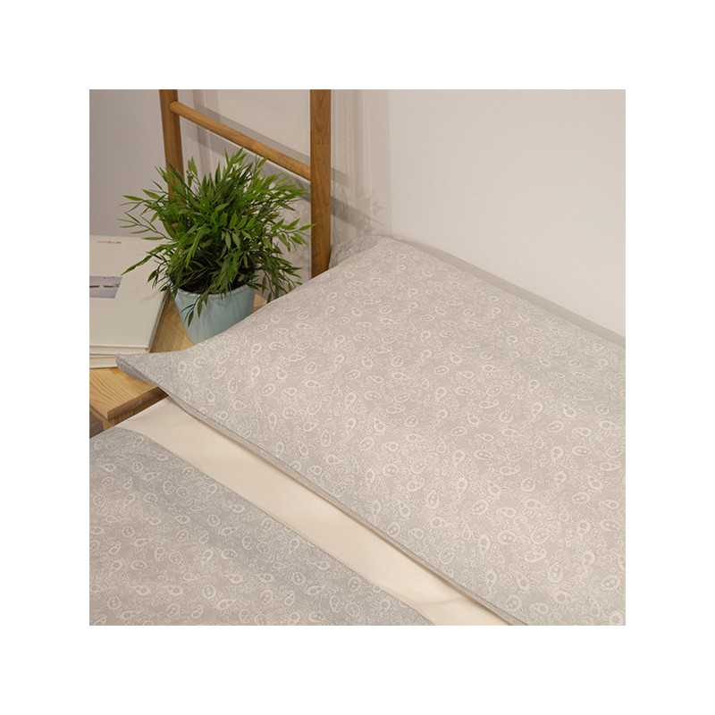 Juego sábanas caravana Cachemir largo especial 210 gris