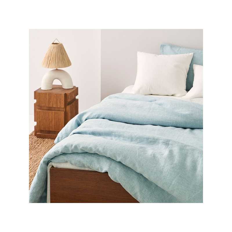 funda nordica bassols linen azul