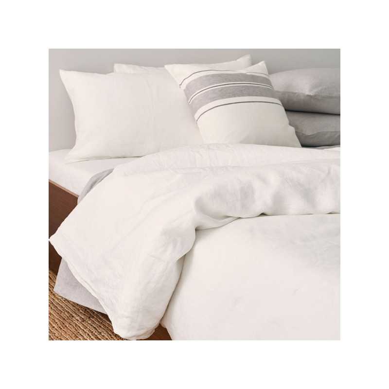 funda nordica bassols linen blanco