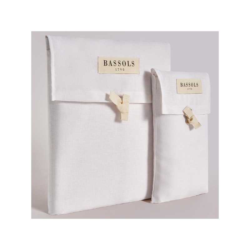 funda nordica bassols linen blanco bolsa