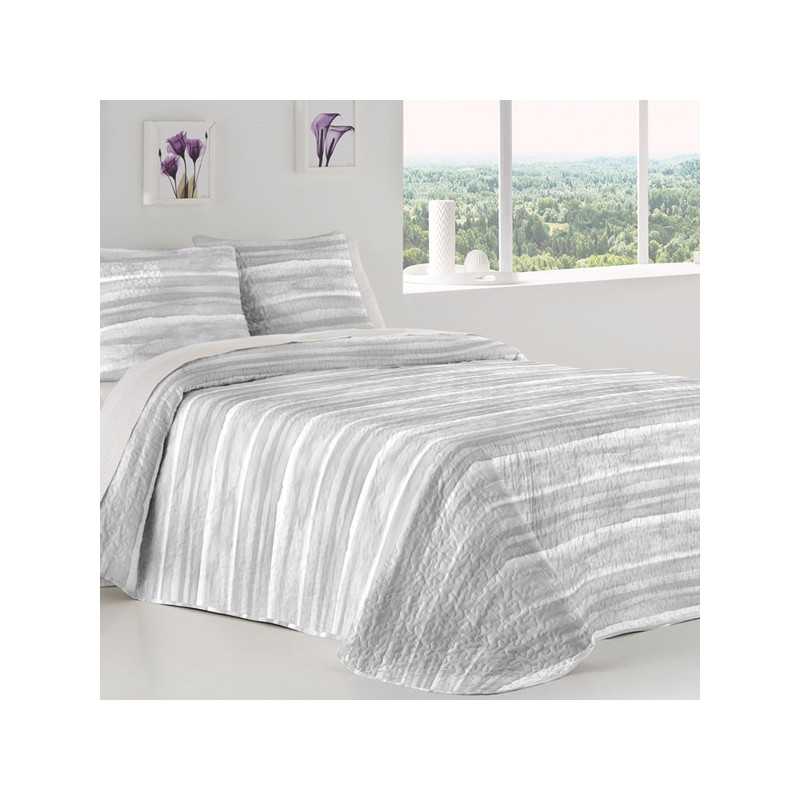 colcha antilo fundeco tristan gris detalle