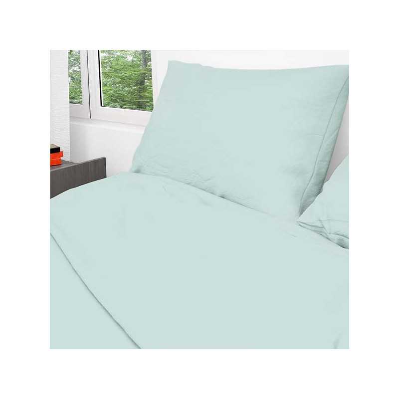 Juego sábanas algodón 2 pzs largo especial verde