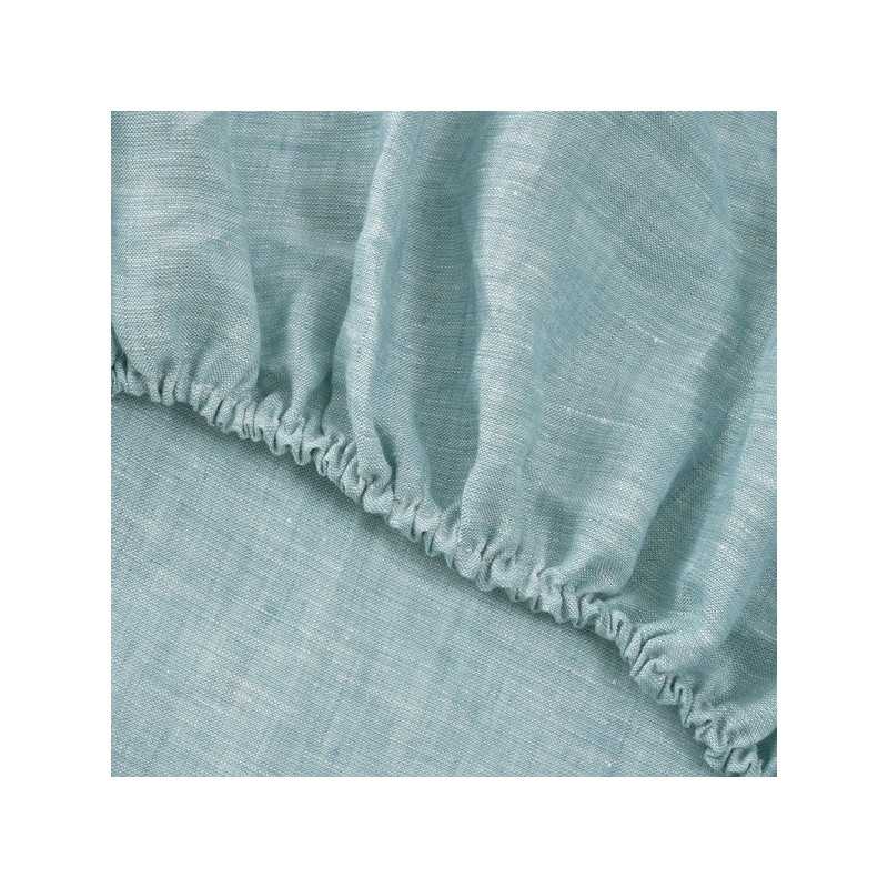 sabana bajera bassols linen azul detalle