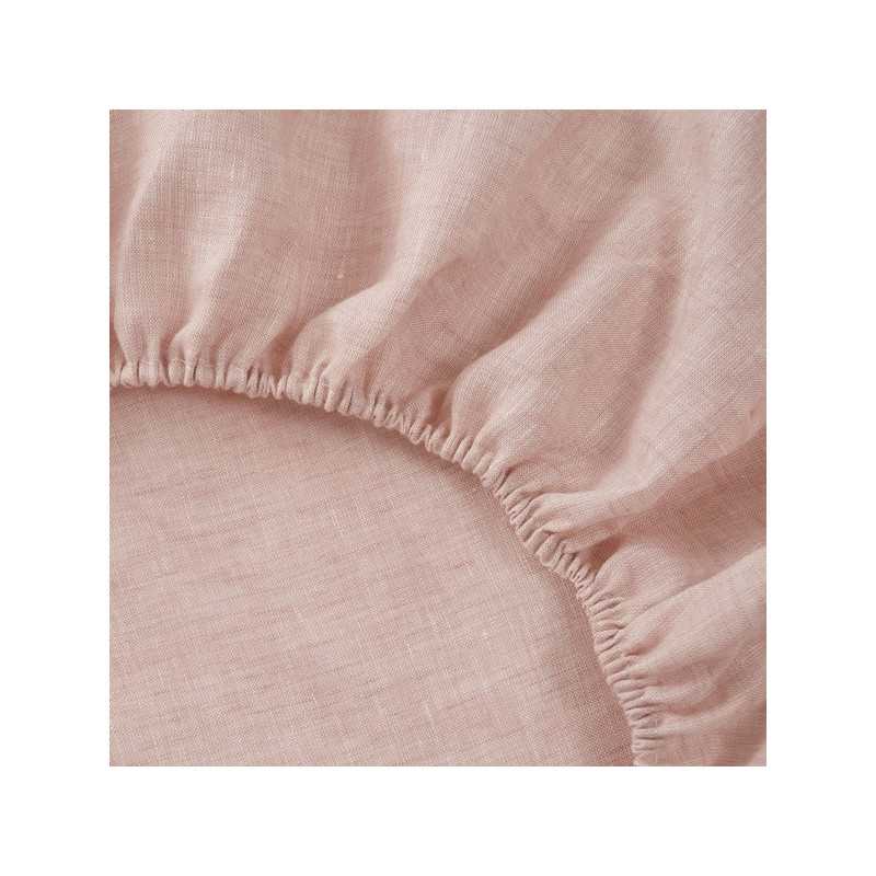 sabana bajera bassols linen rosa detalle